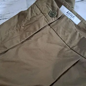 AIGLE 카키 카고 팬츠