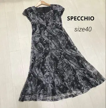 새상품급 SPECCHIO 스트레치 튤 롱 원피스 40