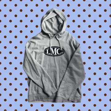 LMC 로고 그레이 후드티