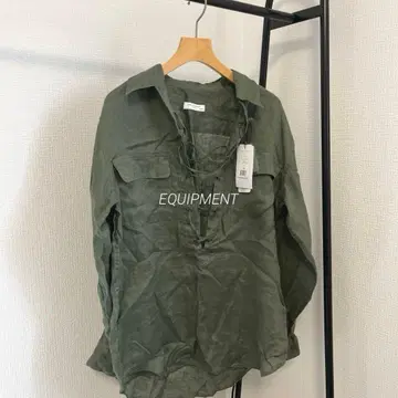 [미사용 새상품] EQUIPMENT 린넨 셔츠 XS