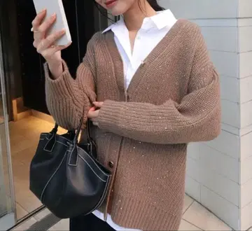 LOUNIE 브라운 가디건 사이즈 2