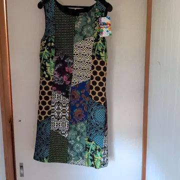 Desigual 패치워크 슬리브리스 원피스