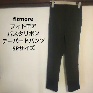 fitmore 파스타 리본 테이퍼드 팬츠 블랙 핏모어 PS 사이즈