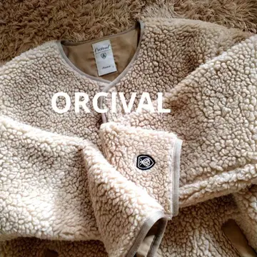 ORCIVAL 노카라 보아 블루종 에크루 1