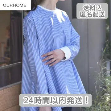 OURHOME 주름이 잘 생기지 않는 반슈오리 플레어 셔츠