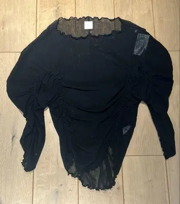 DECO 블랙 긴팔 셔츠 프리 사이즈