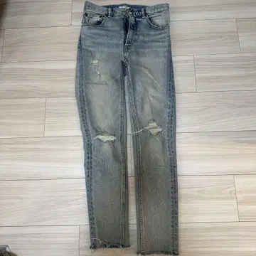 SLY JEANS 데미지 가공 데님