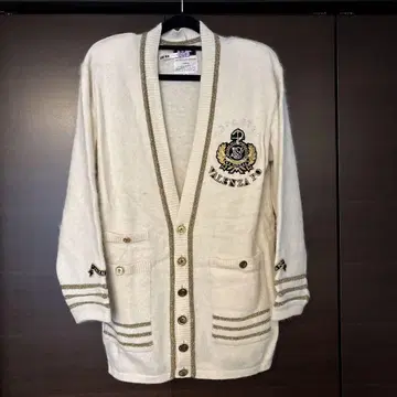VALENZA PO 긴팔 가디건 크림색