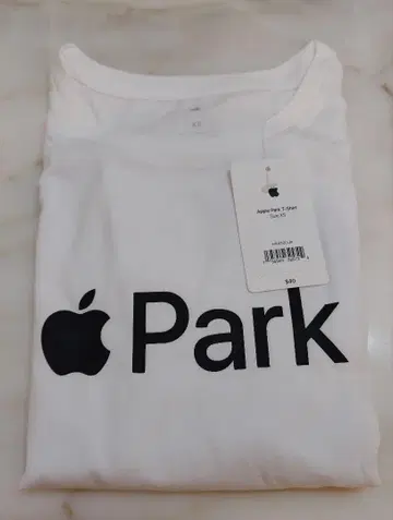 Apple Park T셔츠 XS 화이트 정품