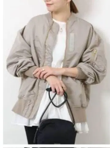 JOURNAL STANDARD MA-1 자켓 그레이
