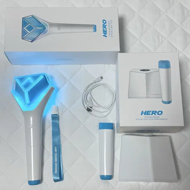일괄) 임영웅 공식 응원봉 + 파워뱅크