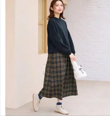 미사용 편안하고 귀여운 도킹 원피스 XL 네이비