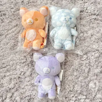 리락쿠마 20colors 봉제 인형 20th 라벤더 오렌지 구름