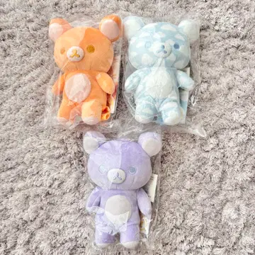 리락쿠마 20colors 봉제 인형 20th 라벤더 오렌지 구름