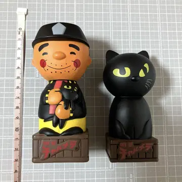 묘성 챠루메라 아저씨 & 냥코 조미료통 피규어