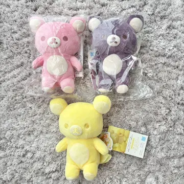 리락쿠마 20colors 봉제 인형 20th 딸기 밀크 고구마 레몬