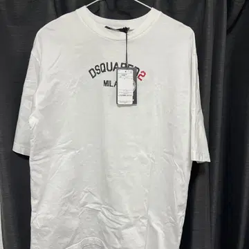 DSQUARED2 화이트 loose Fit T셔츠 S