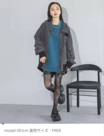 지나시스 리버서블 플라이트 자켓 블랙 x 블랙 데님