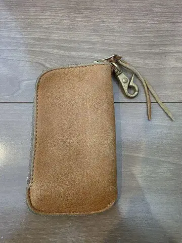 Parley 엘크 가죽 소품함 브라운