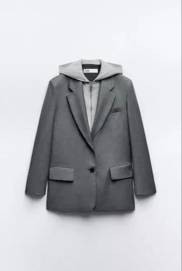 [ 새상품급 ] ZARA/콤비 블레이저 후드
