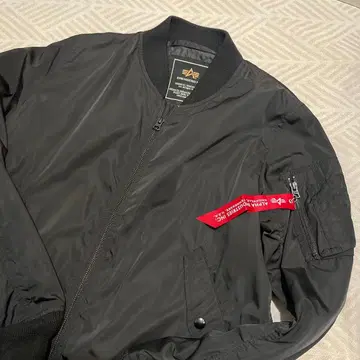 Alpha Industries MA-1 플라이트 자켓 small 블랙