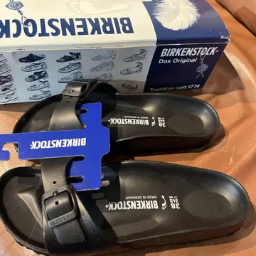 버켄스탁 마드리드 EVA 38 24.5 블랙