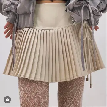 페리큐어 플리츠 미니 스커트