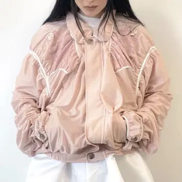 JennyFax 새틴 블루종 자켓 NICKERS BLOUSON