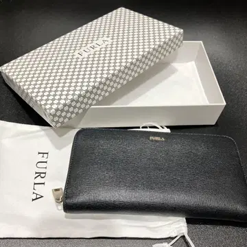 FURLA 블랙 장지갑 박스 포함