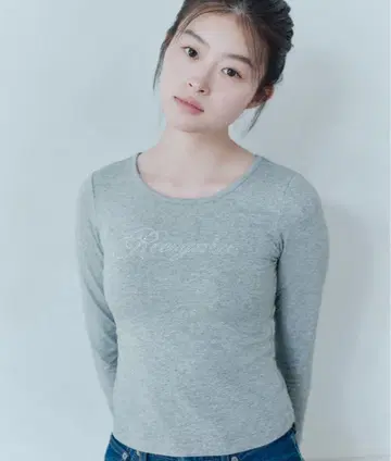 FCMM RHINESTONE L/S TEE/큐빅 롱 슬리브 티