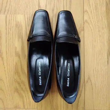 Santa Cristina 스퀘어토 로우힐 펌프스 24.5cm