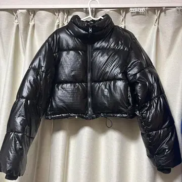 블랙 다운 자켓