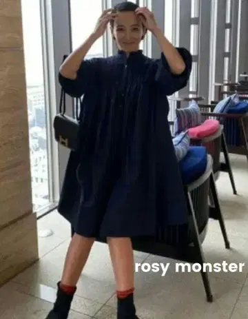 rosy monster 핀턱 볼륨 원피스