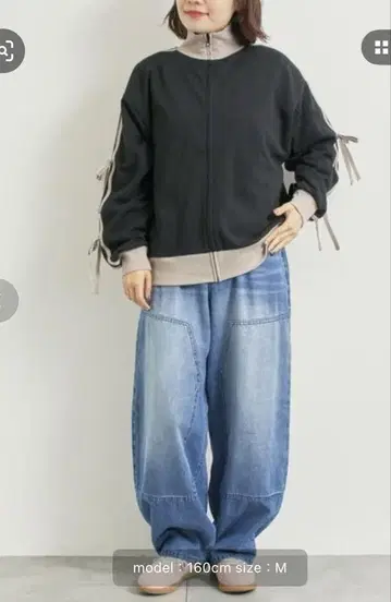 사만사 모스모스 데님 니 패치 팬츠 L