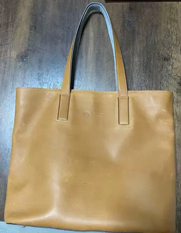 GANZO OIL GLOVE (오일 그로브) 토트백 라이트 브라운