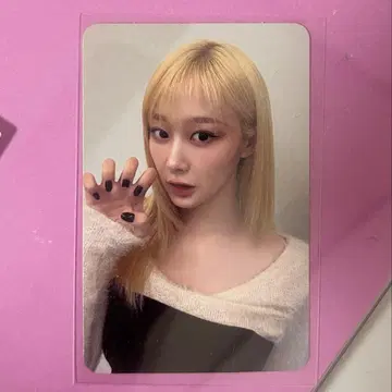 aespa pink christmas 지젤 아크릴 스탠드 트레이딩 카드