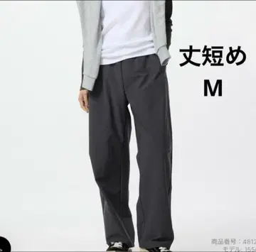 유니클로 저지 커브 팬츠 기장 짧은 다크 그레이 M