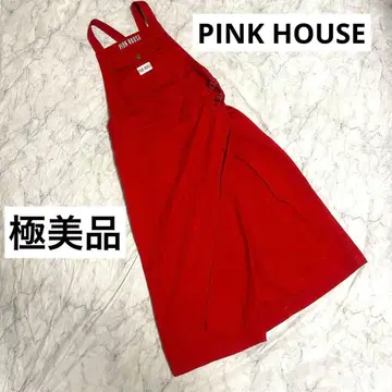 PINK HOUSE 핑크하우스 말린 스커트 디자인 오버롤 스커트 빨간색