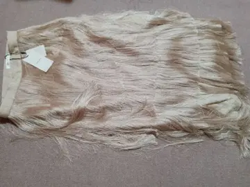 아이보리 프린지 디자인 롱 스커트 MOUSSY 마우지 택 포함