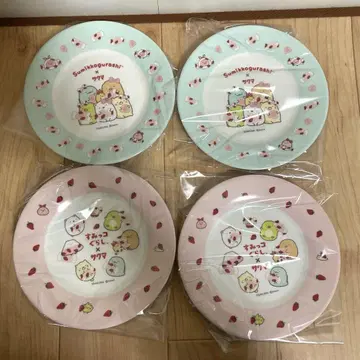 스미코구라시 사쿠마 G상 멜라민 플레이트 4품 세트