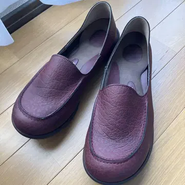 리게타 Re:getA 버건디 가죽 슬립온 LL 사이즈