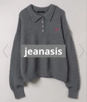 jeanasis 컬얀 폴로 니트 그레이(18)