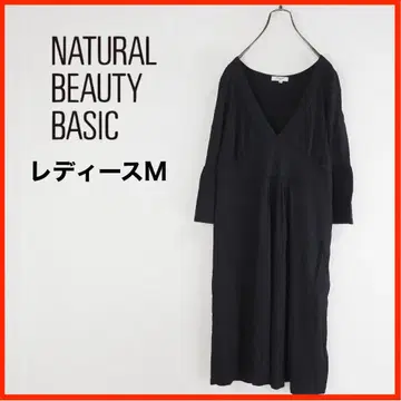A3955 NATURAL BEAUTY BASIC 원피스 무지 M 블랙