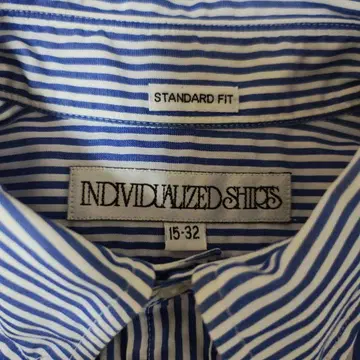 INDIVIDUALIZED SHIRTS 스트라이프 와이셔츠 15-32