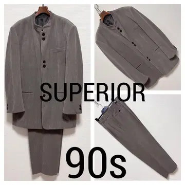 90s 새상품급 SUPERIOR 마오 칼라 코듀로이 셋업 수트