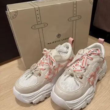 MajesticLegon 산리오 캐릭터즈 데코 스니커즈 마이멜로디