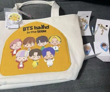 시마무라 BTS Island 인더썸 블라인드 참 배지 토트