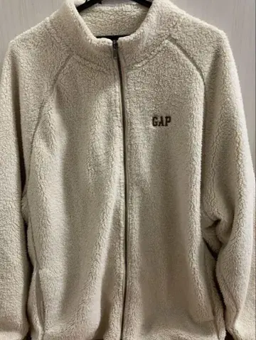 GAP 플리스 자켓 XL 크림
