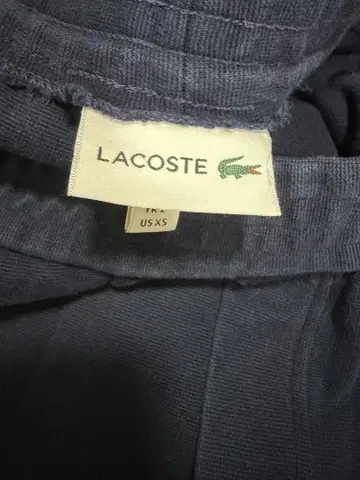 LACOSTE 네이비 조거 팬츠 US XS