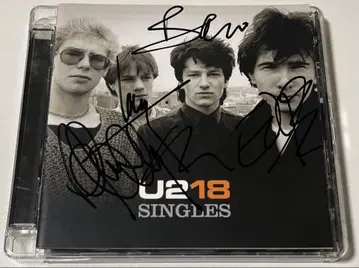 U2 18 SINGLES 사인 포함 CD